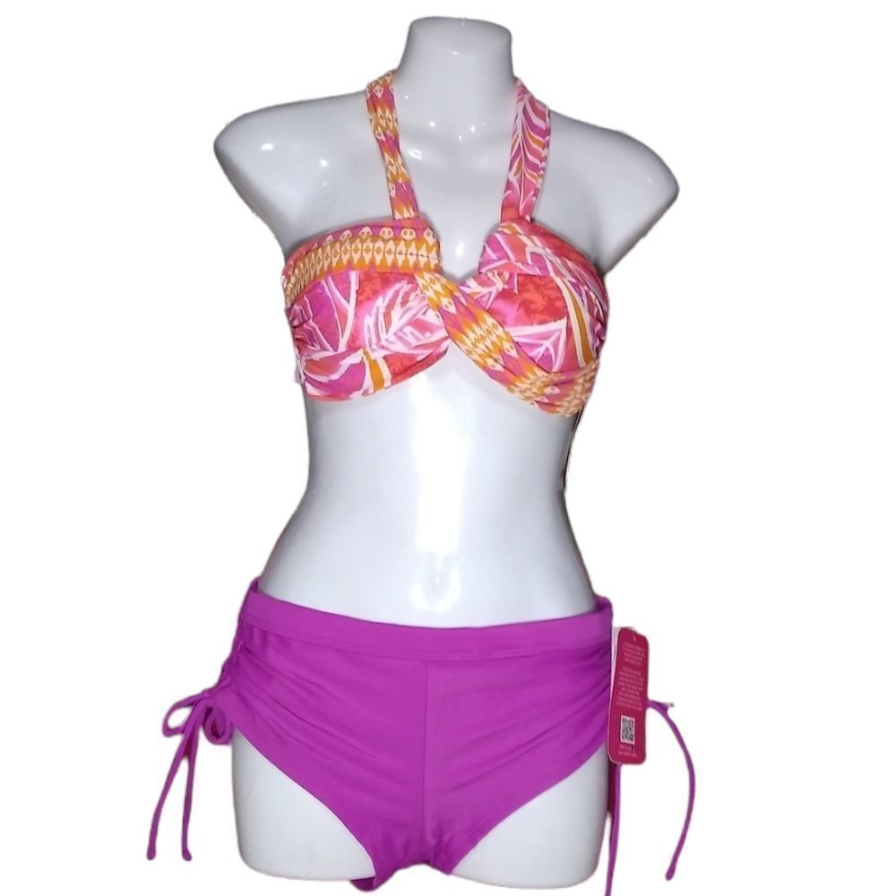 NEW HULA HONEY Colorful bikini 2 piece size 6/M